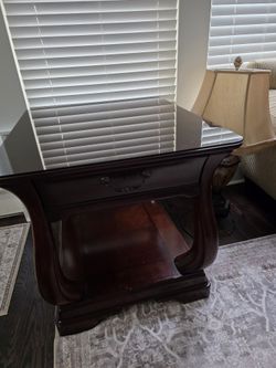 Solid Wood End Table