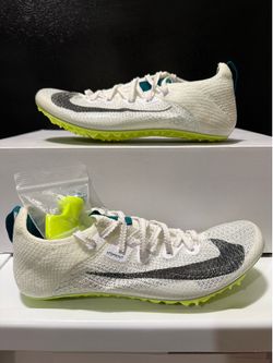 Nike Zoom Superfly Elite 2 White Green Track Spikes FZ9662-100 Men’s Size 6.5