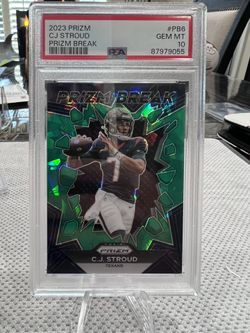 CJ STROUD  Prizm BREAK GREEN ICE