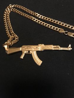 Gold Ak 47 Chain