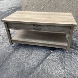 Gray Pull Up Coffee Table