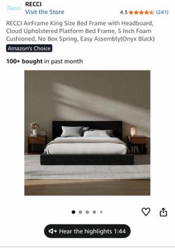 Airframe cloud bed frame