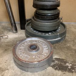 Squat Rack, Weights, Weight Bar