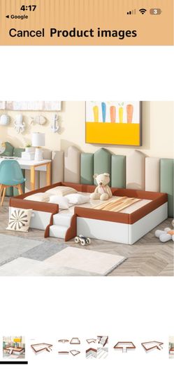 Brand new leather FULL bed