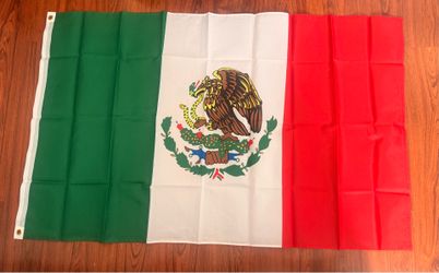 Bandera De Mexico( Mexico Flag) 3’x5’