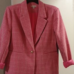 Pink Woman's Professional Jacket Brand New Pre6pink And WARM