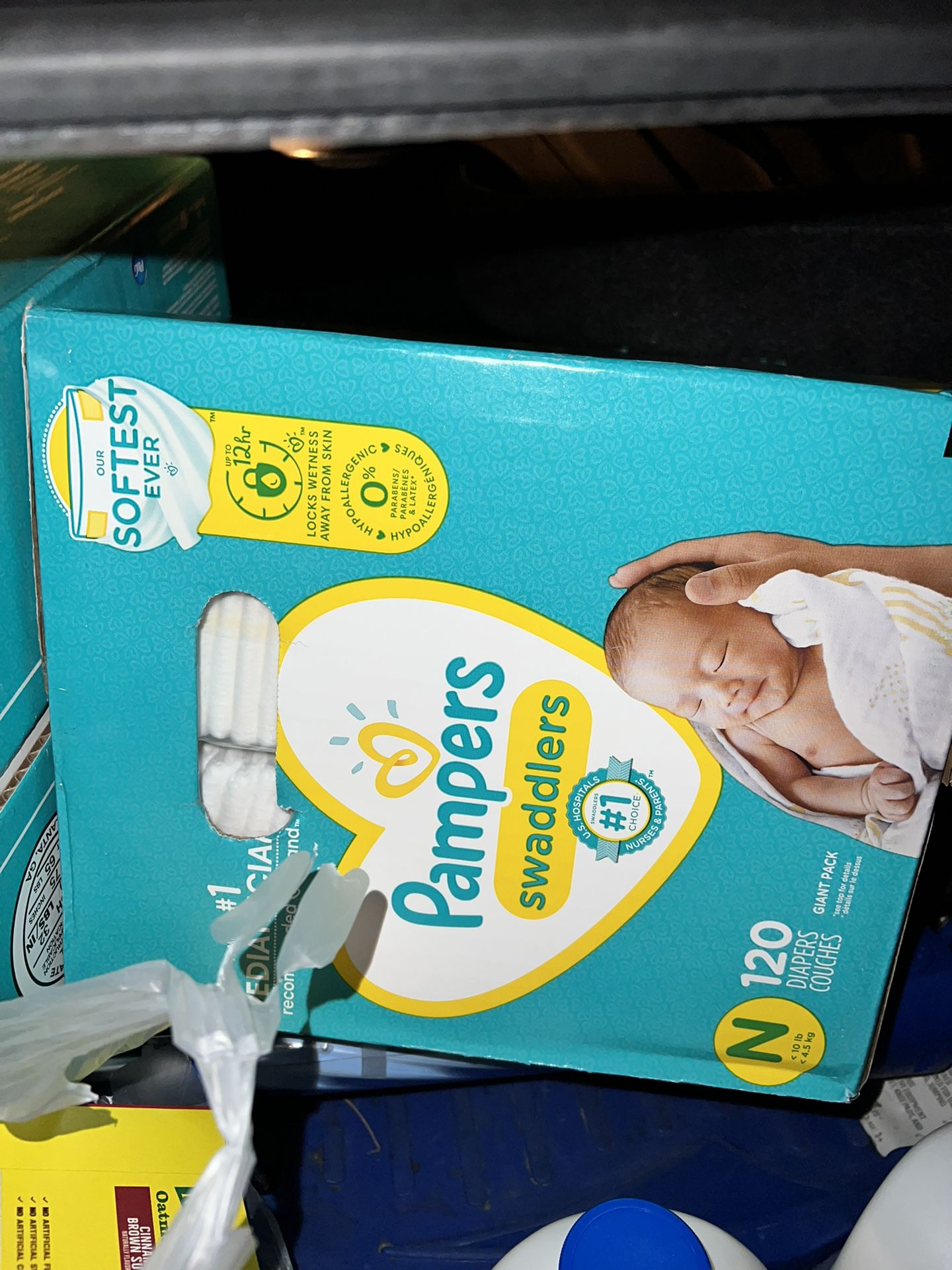 Newborn Pampers — Unopened Boxes