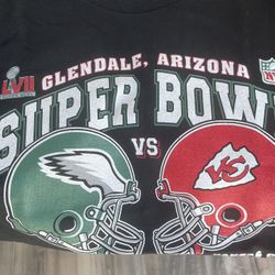 Superbowl t-shirt Eagles v Chiefs