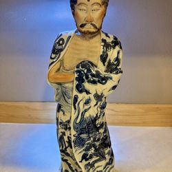 Buddhist Monk Vintage Statuette