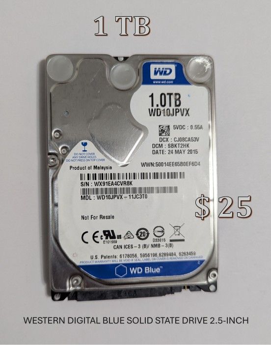 SDD  Western Digital ( 2.5-inch ) 1TB
