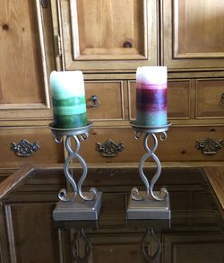 FIRM PRICE HOME DECOR CANDLE HOLDERS Originally $42