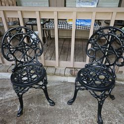 Iron Chairs