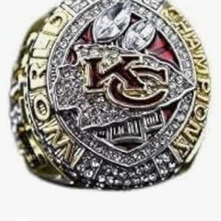 New KC Chief Superbowl Ring Sz 12