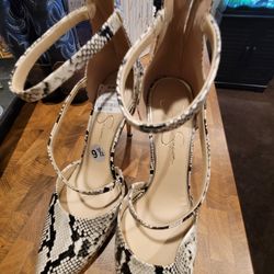 Jessica Simpson Snakeskin High Heels