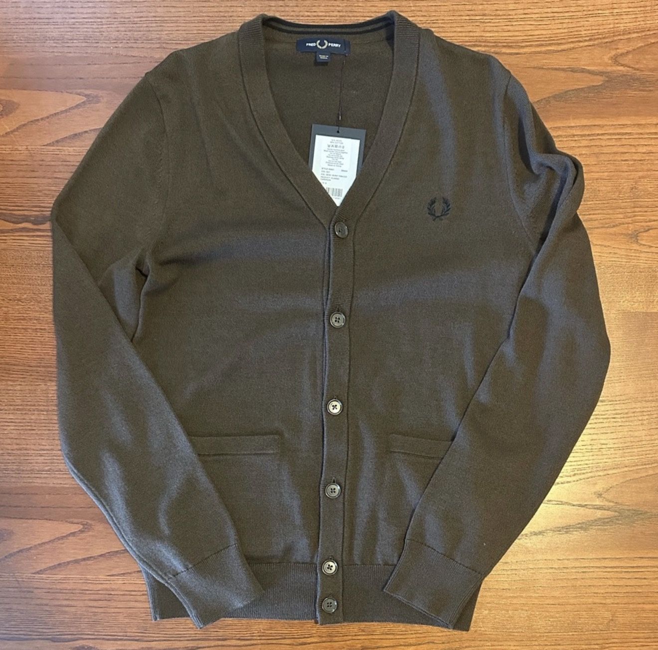 NWT Men’s Fred Perry Cardigan