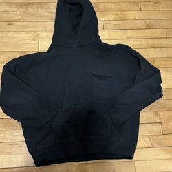 Fear of God ESSENTIALS Black Hoodie