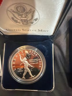 2006 Benjamin Franklin Commemorative Coin – Proof Silver Dollar (Complete Set)