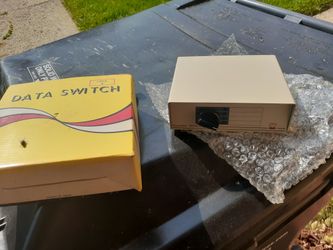 Vintage Data switch 4 Way $50
