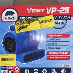 Air Mover Blower Fan Mint Condition 