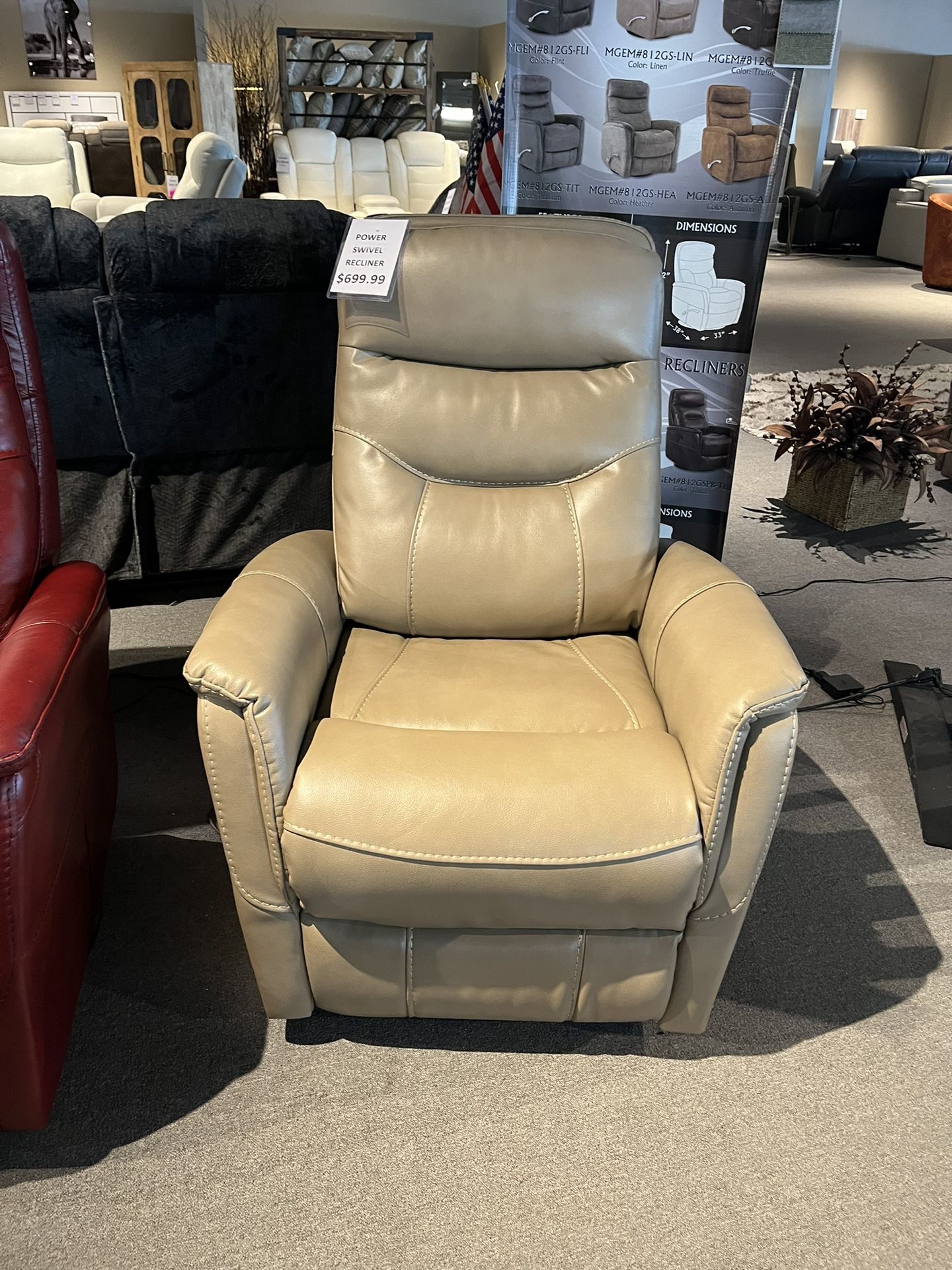 Power Swivel Recliner