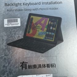 Ferilinso Keyboard Case for iPad Pro 12.9 Inch 5th Generation 2021 & 2020 4th Gen Case with Keyboard, Detachable Wireless Keyboard Leather Case with P