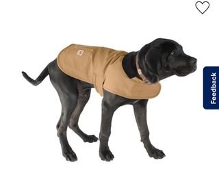 Brand New Carhartt Brown Chore Coat for Dogs Large