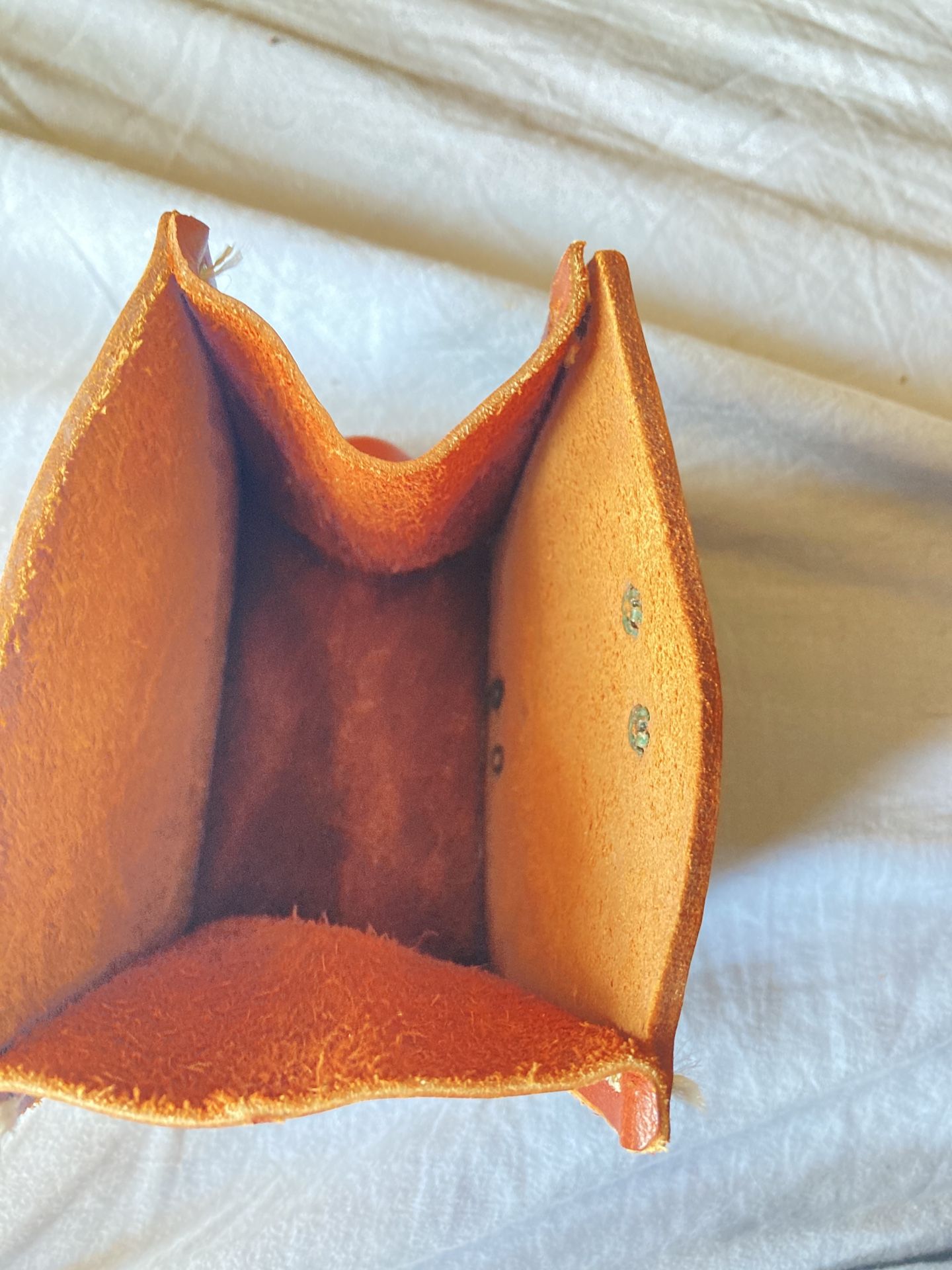 Leather Shell Pouch Use It For Phone Makeup Hide Your Airplane Bottles