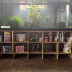 Solid Wood 55 Gallon Fish Tank Stand 