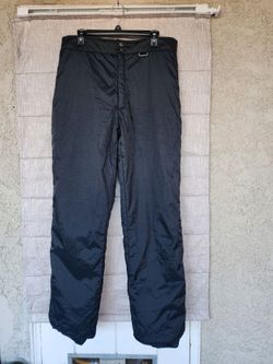 Black Insulated Snow Ski Pants xl