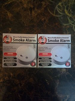 Code One Smoke Alarm - 2 Pack