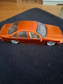 Metalic Orange Checy Impala SS Die Cast Model Car