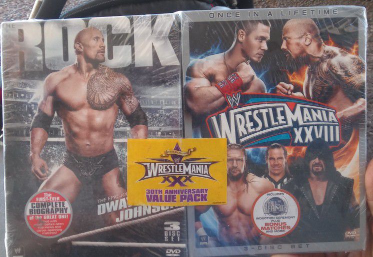 Wrestle Mania 30th Anniversary Value Pack. factory Sealed 
