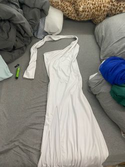 White elegant dress