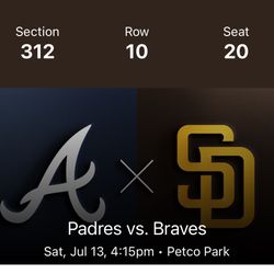 Padres Vs Atlanta 
