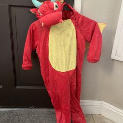 Kids Red Dragon Costume