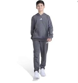 ADIDAS BIG KIDS XL BOYS 2 PC. FLEECE PULLOVER & PANTS SET