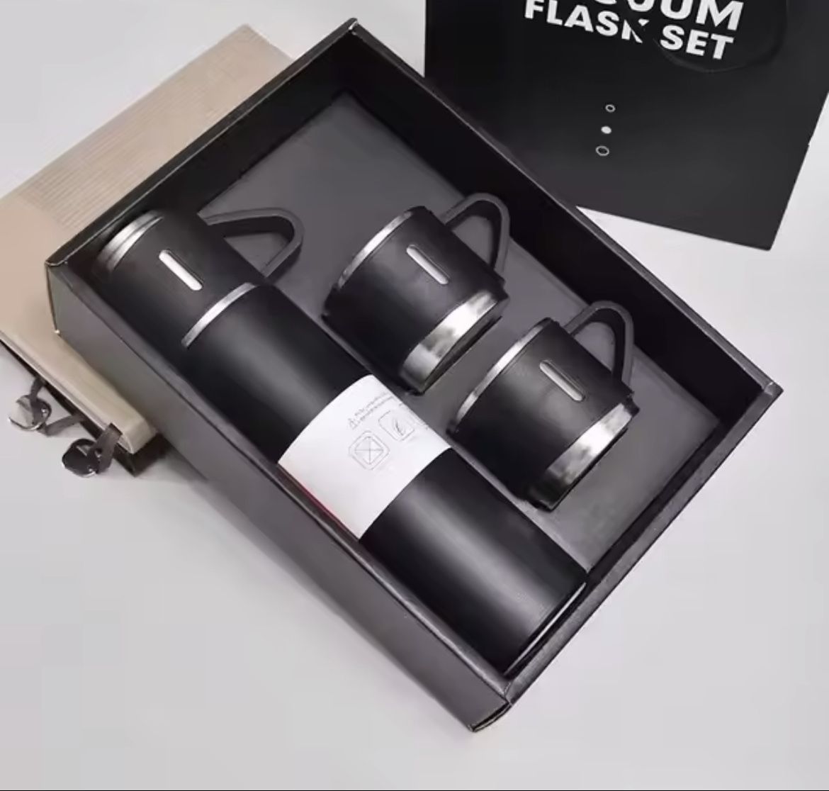 New / Stainless Steel Vacuum Insulated Bottle, Portable Bottle, Office Gift Set, Business Style Coffee Mug, Thermal Mug, 500ml