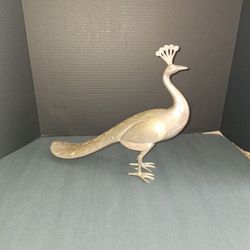 Peacock MCM brass 15"L X 12" T 