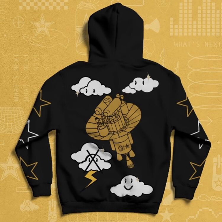 Billionaire Boys Club X Rockstar Energy Above The Clouds Hoodie Size L