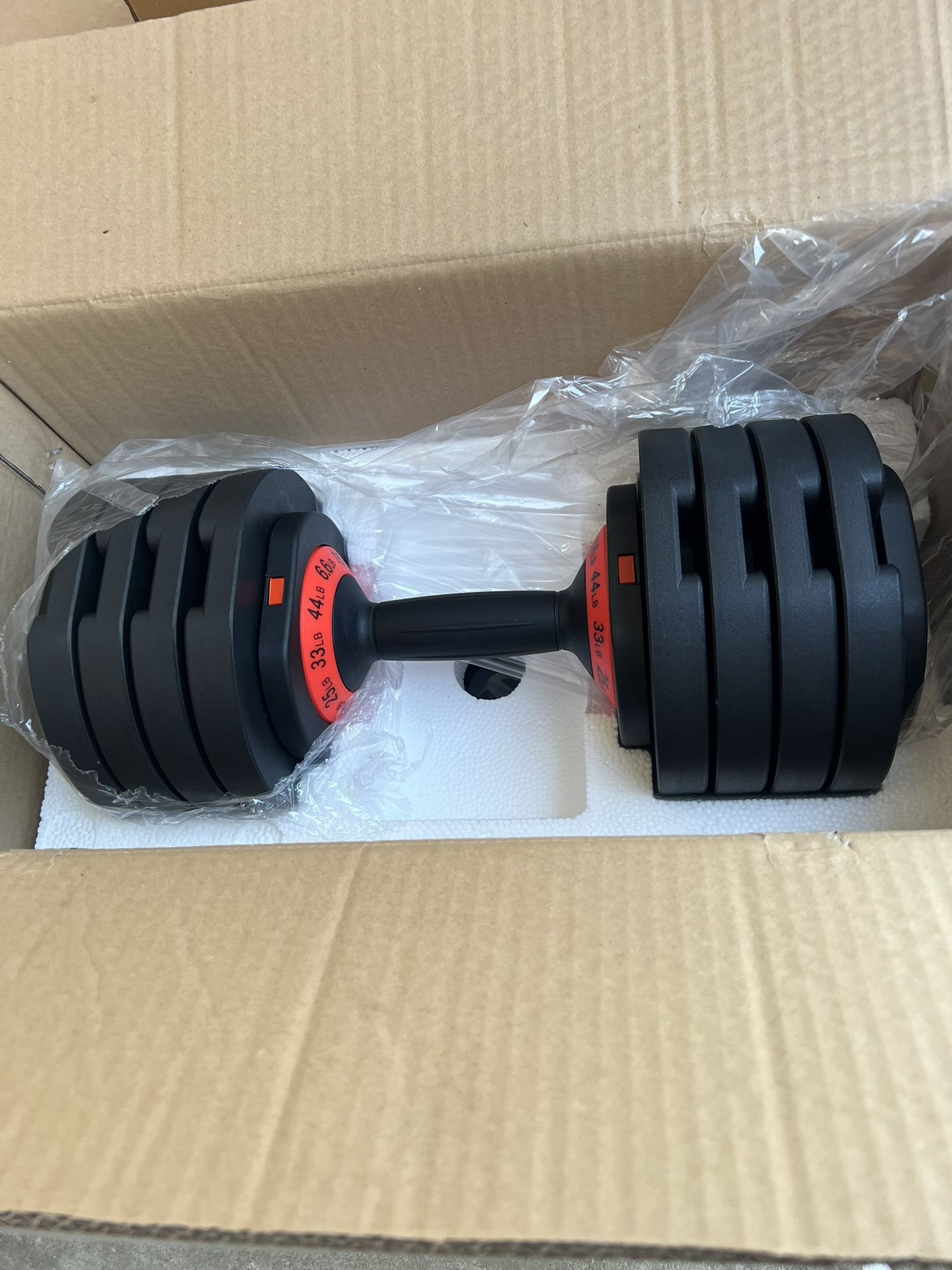 Adjustable Dumbbell Set (44 Lb Each)