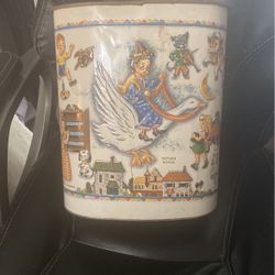 Mother Goose Trash Can