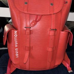 Louis Vuitton Saint Christopher Vermillion Red 