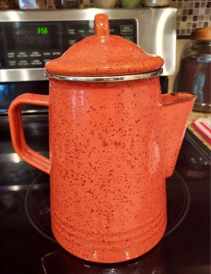 Paula Deen Stove Top Percolator Enamelware