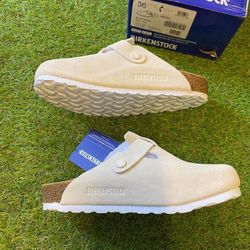 Birkenstock Boston Retro White Clogs Size 36 EU (Women’s 6 / Men’s 5)