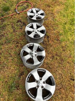 18" Jeep Grand Cherokee Factory OEM Wheel Rims SET OF 4 | 1HX65TRMAB-POL | Genuine OEM | Silver | One Piece Cast |