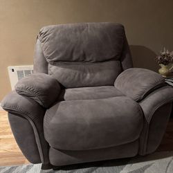 Plush Glider Recliner Chair