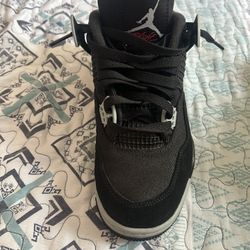 Jordan 4 Black Canvas