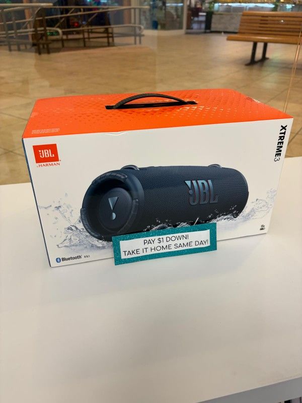 JBL Xtreme 3 Bluetooth Speaker New - - Pay $5 today and the rest later!!