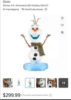 New In box Unopened disney olaf animatronic doll Mono Para cada decoration decoracion