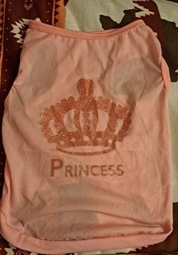 Pink Princess Dog Tank Top